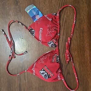 NWT string bikini top Alabama Large